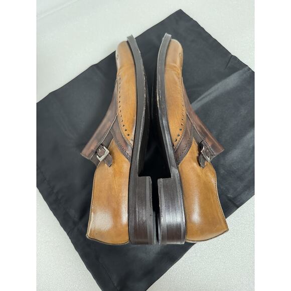 Doucal\'s Shoes Mens Size 41.5 Monk Strap Leather Made in Italy Dress Formal main image 14
